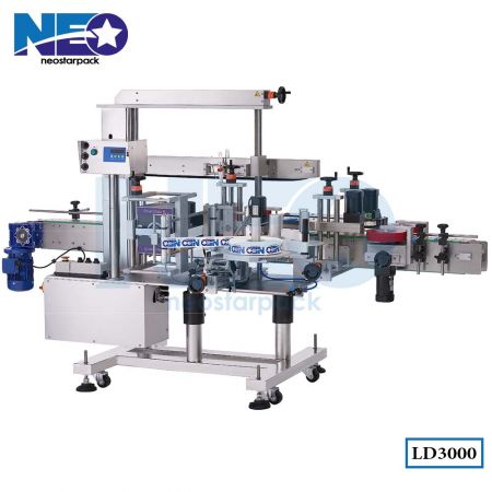 Automatic Front and Back Labeler - front and back labeling machine,double-sided labeler,Two-side labeler